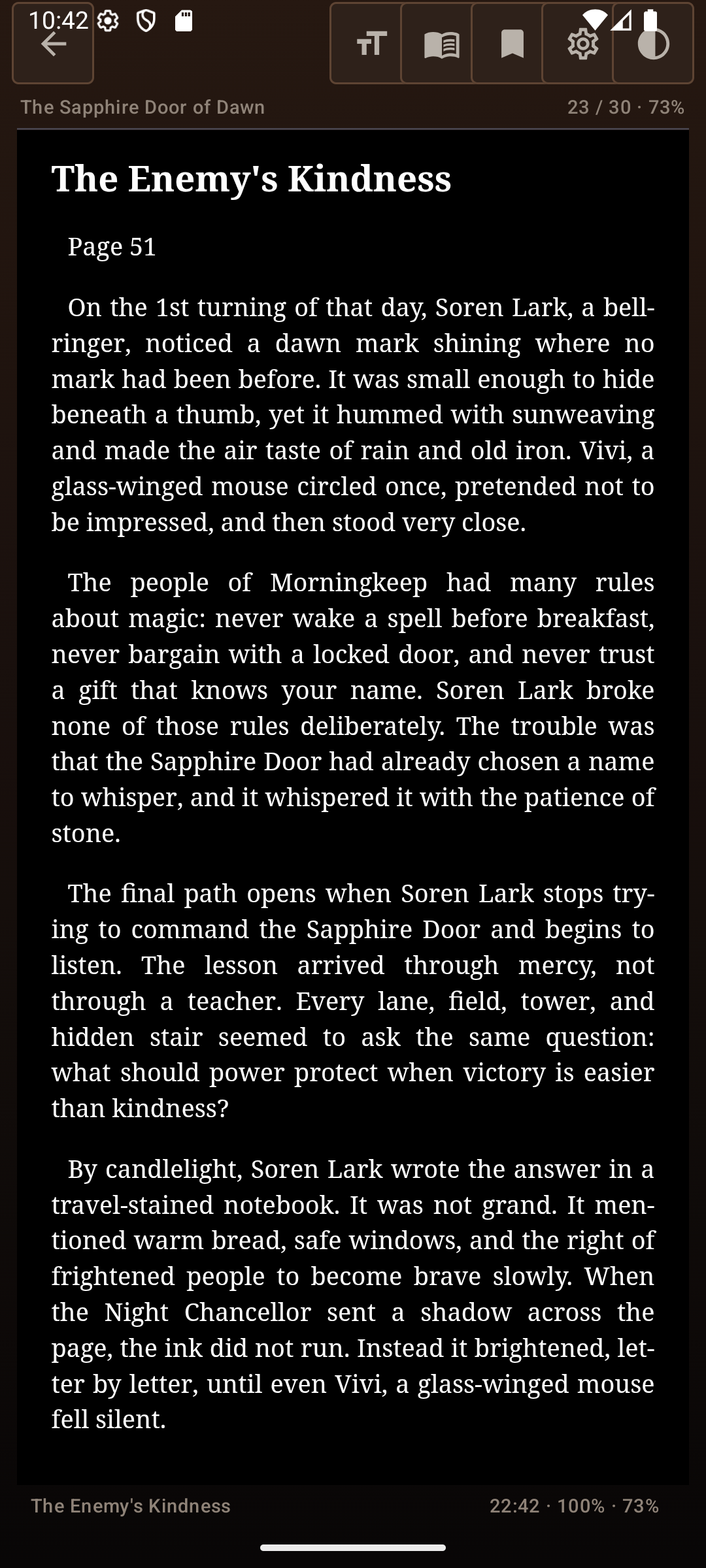 Novella Android book library screenshot